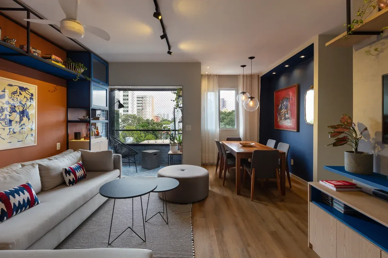 Apartamento contemporâneo com projeto completo